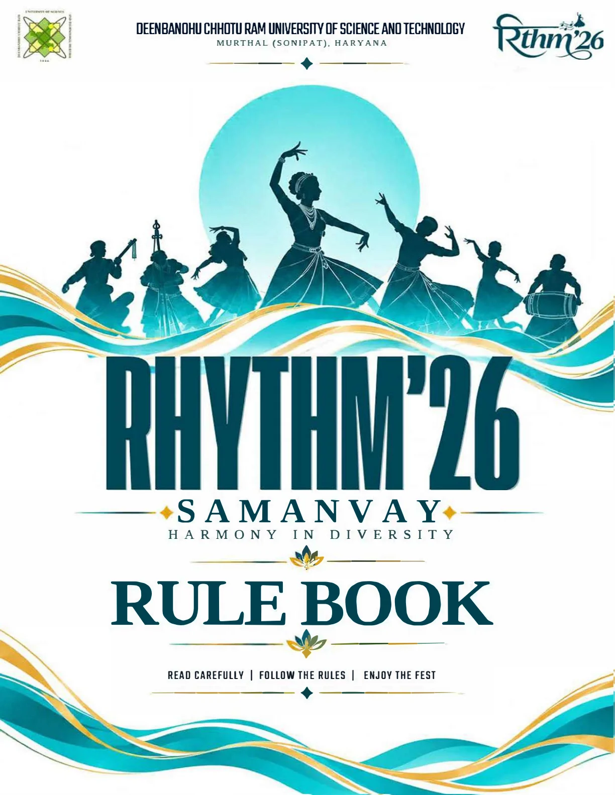 Rhythm '26 Official Rule Book - Page 1